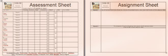 Working sheets