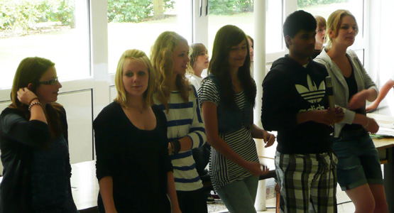 Hilfe naht! engagierte Sch&uuml;ler der Oberstufe