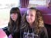 Sophie und Martina auf der Hinfahrt