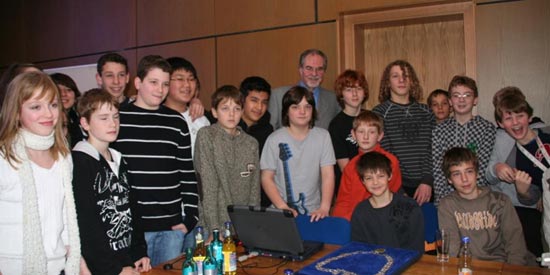 Gruppe mit bürgermeister Pitthan