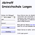 Screenshot der Startseite