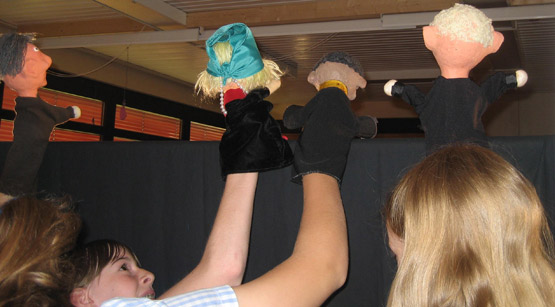 Hinter der B&uuml;hne