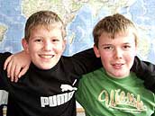 Michael (links) und Leon