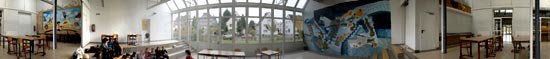 Zum Panorama der Caféteria