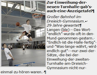 Artikel aus der Offenbach-Post vom 21.9.2007