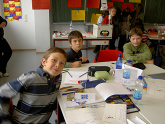 Beim lernen