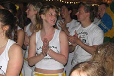 Lydia bei einer Capoeira-Veranstaltung